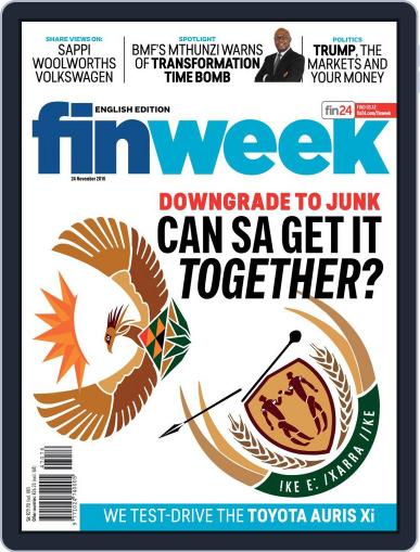 Finweek - English November 24th, 2016 Digital Back Issue Cover