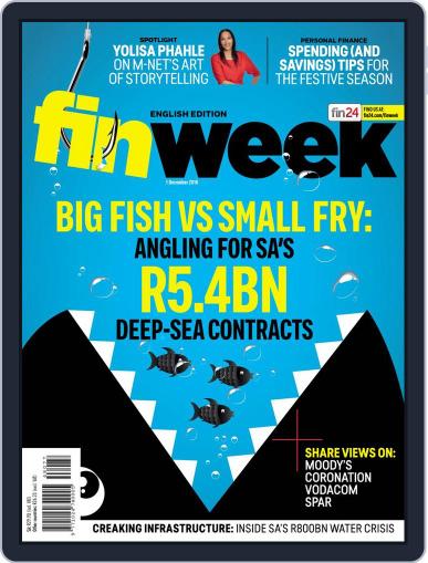 Finweek - English December 1st, 2016 Digital Back Issue Cover