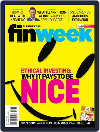 Finweek - English December 8th, 2016 Digital Back Issue Cover