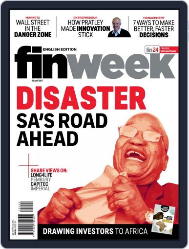 Finweek - English April 13th, 2017 Digital Back Issue Cover