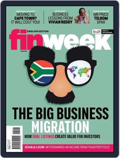 Finweek - English June 15th, 2017 Digital Back Issue Cover