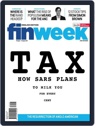 Finweek - English August 10th, 2017 Digital Back Issue Cover