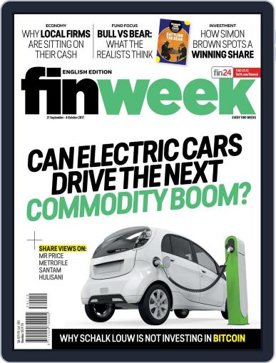 Finweek - English September 21st, 2017 Digital Back Issue Cover