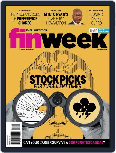 Finweek - English October 5th, 2017 Digital Back Issue Cover
