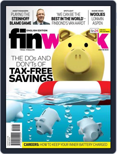 Finweek - English February 1st, 2018 Digital Back Issue Cover