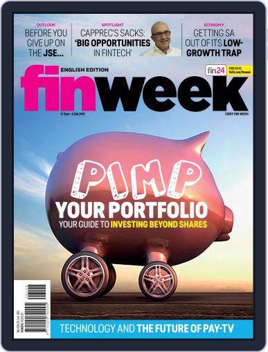 Finweek - English June 21st, 2018 Digital Back Issue Cover