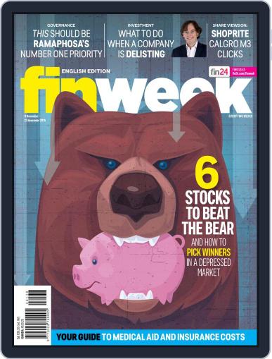 Finweek - English November 8th, 2018 Digital Back Issue Cover