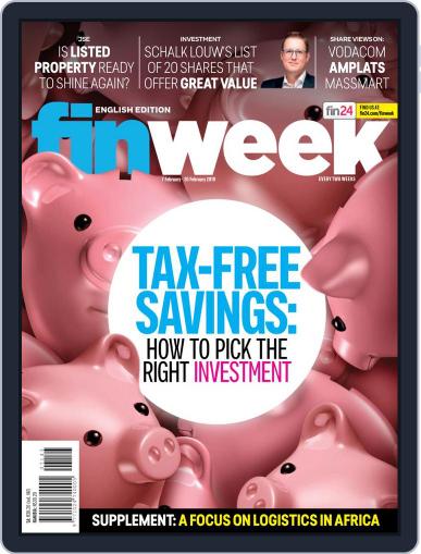 Finweek - English February 7th, 2019 Digital Back Issue Cover