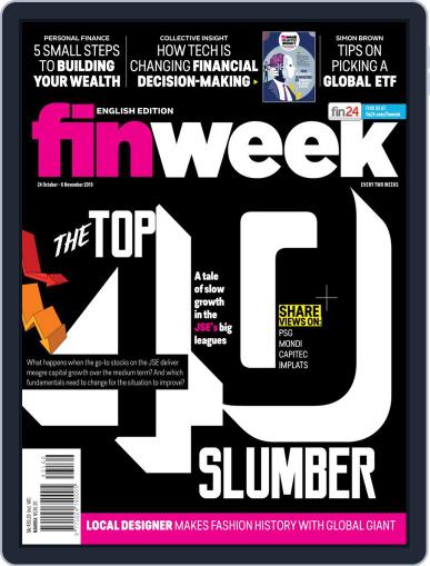 Finweek - English October 24th, 2019 Digital Back Issue Cover