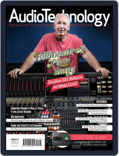 Audio Technology April 1st, 2018 Digital Back Issue Cover