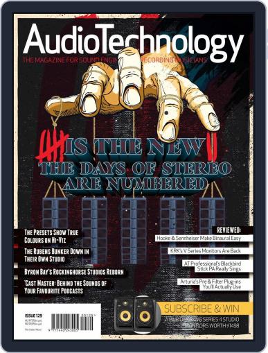 Audio Technology August 1st, 2018 Digital Back Issue Cover