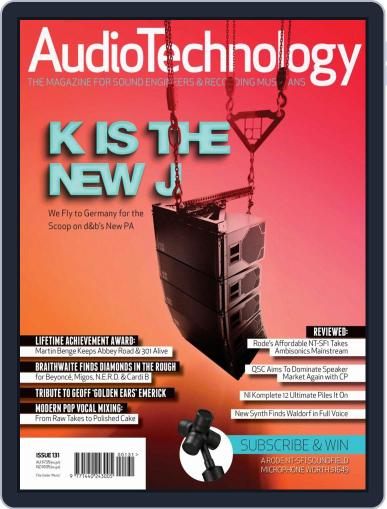 Audio Technology December 1st, 2018 Digital Back Issue Cover