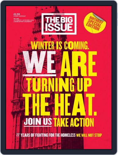 The Big Issue October 29th, 2018 Digital Back Issue Cover