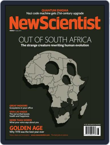 New Scientist International Edition July 12th, 2013 Digital Back Issue Cover