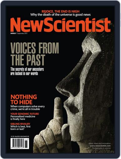 New Scientist International Edition September 6th, 2013 Digital Back Issue Cover