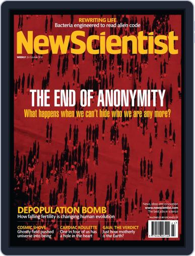 New Scientist International Edition October 25th, 2013 Digital Back Issue Cover