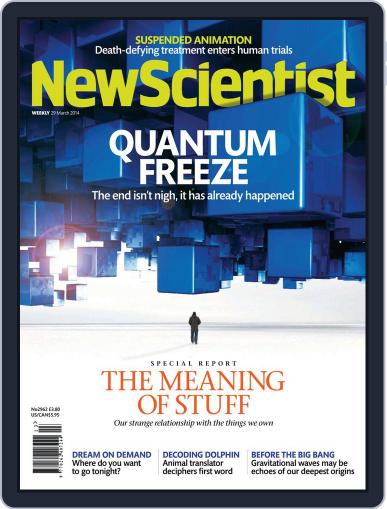 New Scientist International Edition March 28th, 2014 Digital Back Issue Cover