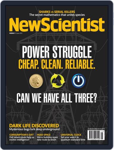 New Scientist International Edition June 20th, 2014 Digital Back Issue Cover
