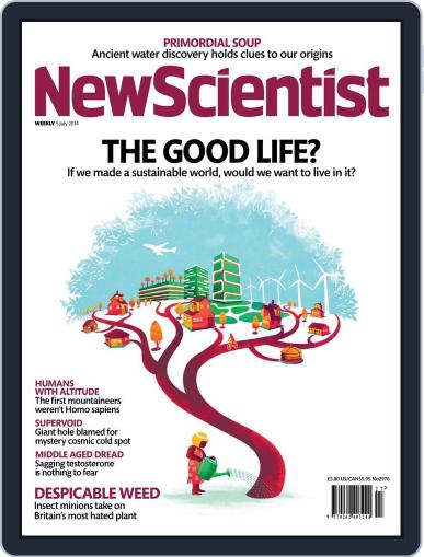 New Scientist International Edition July 4th, 2014 Digital Back Issue Cover