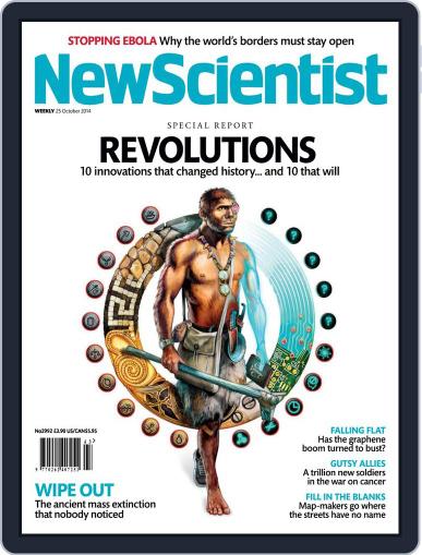 New Scientist International Edition October 24th, 2014 Digital Back Issue Cover