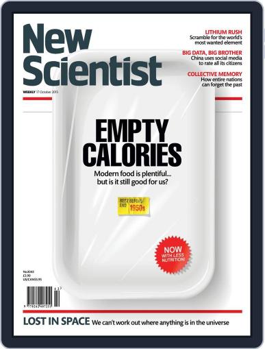 New Scientist International Edition October 16th, 2015 Digital Back Issue Cover