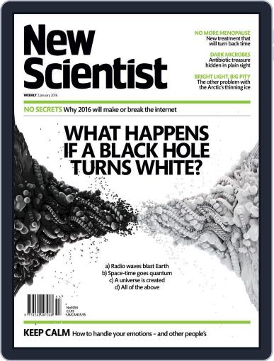 New Scientist International Edition December 31st, 2015 Digital Back Issue Cover
