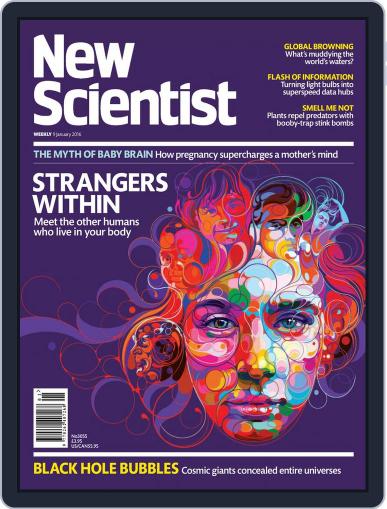 New Scientist International Edition January 8th, 2016 Digital Back Issue Cover