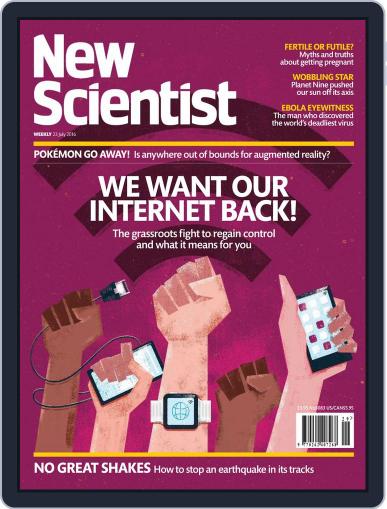 New Scientist International Edition July 22nd, 2016 Digital Back Issue Cover