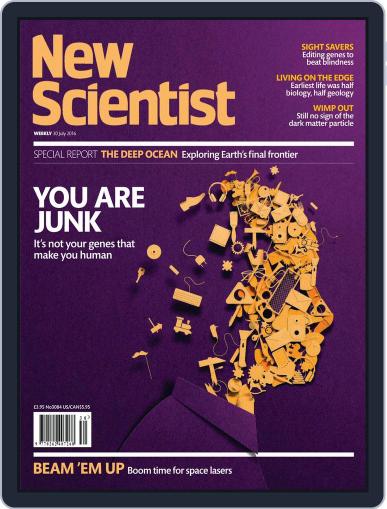 New Scientist International Edition July 29th, 2016 Digital Back Issue Cover