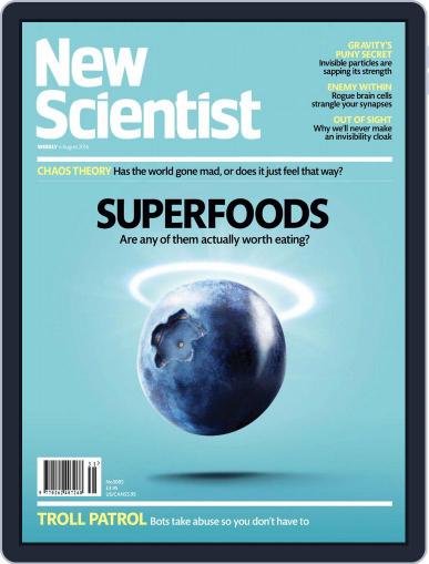 New Scientist International Edition August 5th, 2016 Digital Back Issue Cover