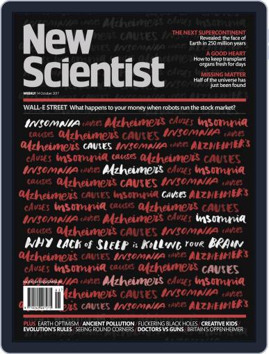 New Scientist International Edition October 14th, 2017 Digital Back Issue Cover