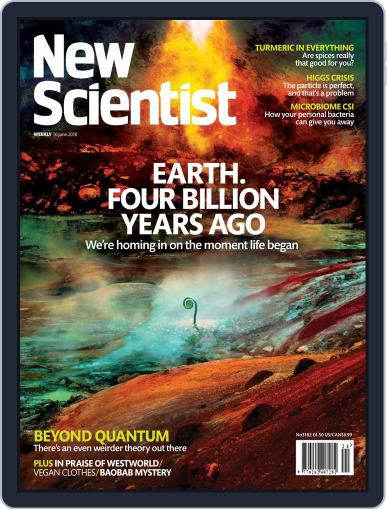New Scientist International Edition June 16th, 2018 Digital Back Issue Cover