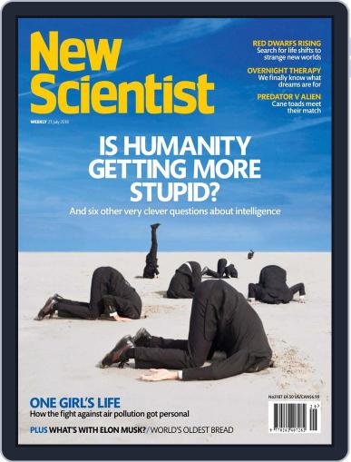 New Scientist International Edition July 21st, 2018 Digital Back Issue Cover