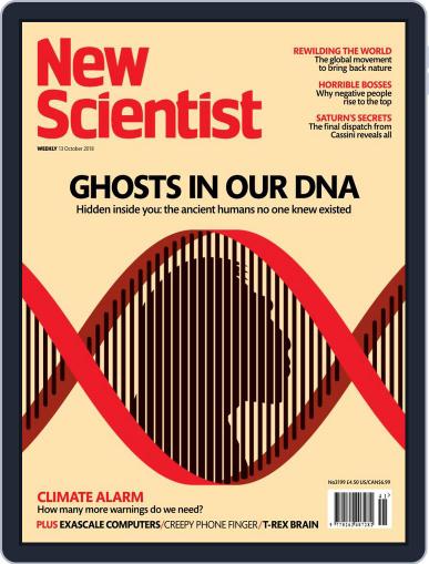 New Scientist International Edition October 13th, 2018 Digital Back Issue Cover