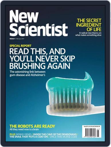 New Scientist International Edition February 2nd, 2019 Digital Back Issue Cover