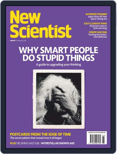 New Scientist International Edition February 23rd, 2019 Digital Back Issue Cover