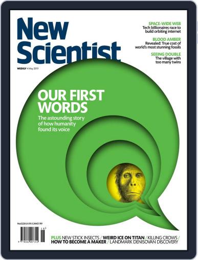 New Scientist International Edition May 4th, 2019 Digital Back Issue Cover