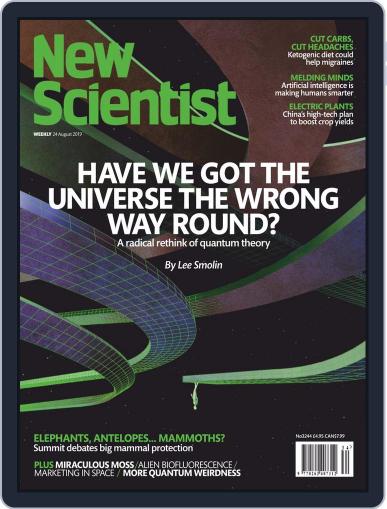 New Scientist International Edition August 24th, 2019 Digital Back Issue Cover