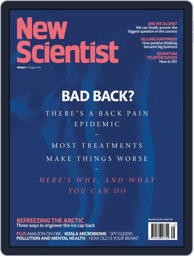 New Scientist International Edition August 31st, 2019 Digital Back Issue Cover