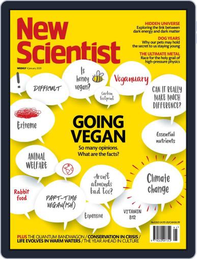 New Scientist International Edition January 4th, 2020 Digital Back Issue Cover