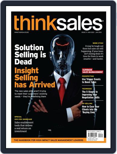 ThinkSales November 22nd, 2012 Digital Back Issue Cover