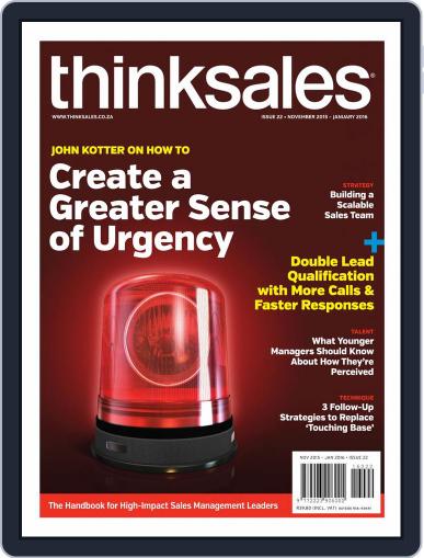 ThinkSales November 3rd, 2015 Digital Back Issue Cover
