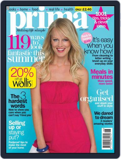 Prima UK May 16th, 2007 Digital Back Issue Cover