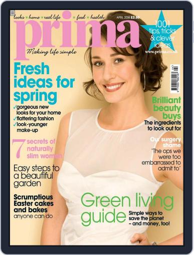Prima UK March 10th, 2008 Digital Back Issue Cover