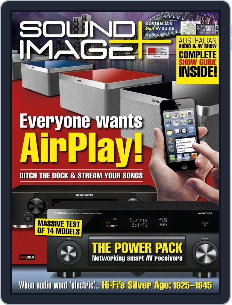 Sound + Image (Digital) Subscription                    October 24th, 2012 Issue