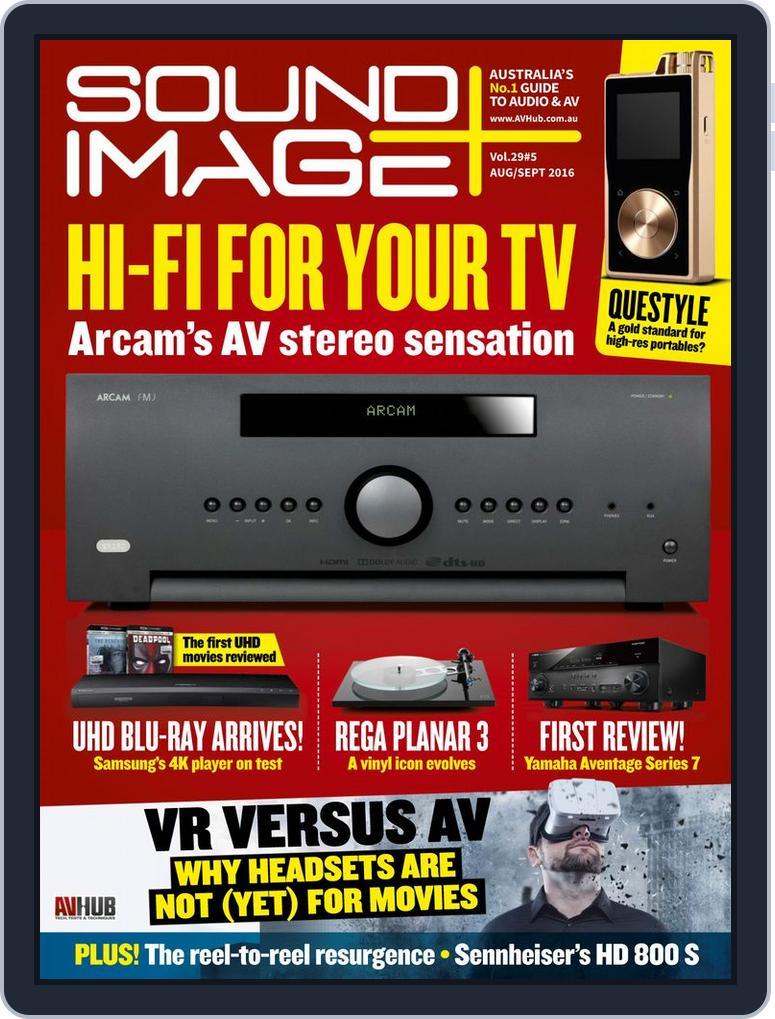 Sound + Image (Digital) Subscription                    August 1st, 2016 Issue