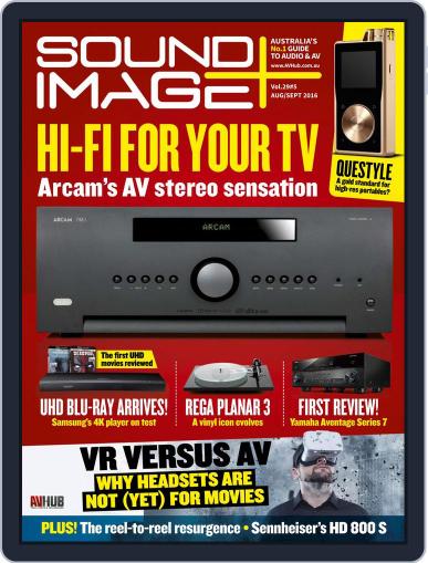 Sound + Image August 1st, 2016 Digital Back Issue Cover