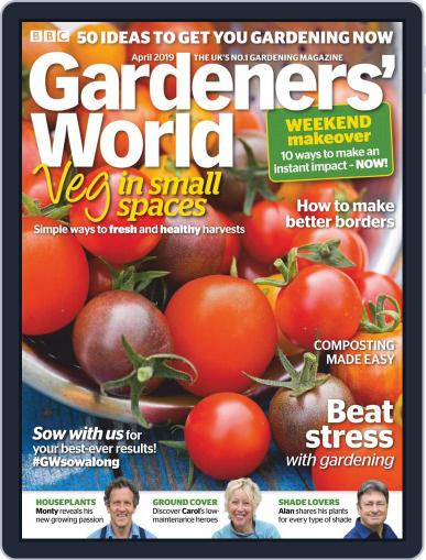 BBC Gardeners' World April 1st, 2019 Digital Back Issue Cover