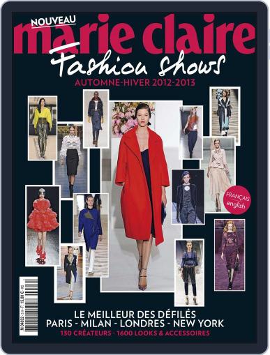 Marie Claire Fashion Shows May 3rd, 2012 Digital Back Issue Cover