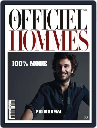 L'officiel Hommes Paris March 15th, 2011 Digital Back Issue Cover